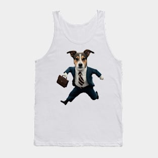 Corporate Canine: The Hustling Hound Tank Top